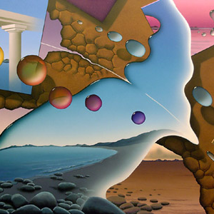 Floating Water Drops Among Different Places