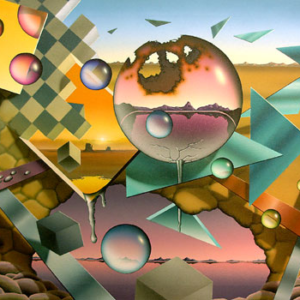 Rusted Holes of the Center Water Drop